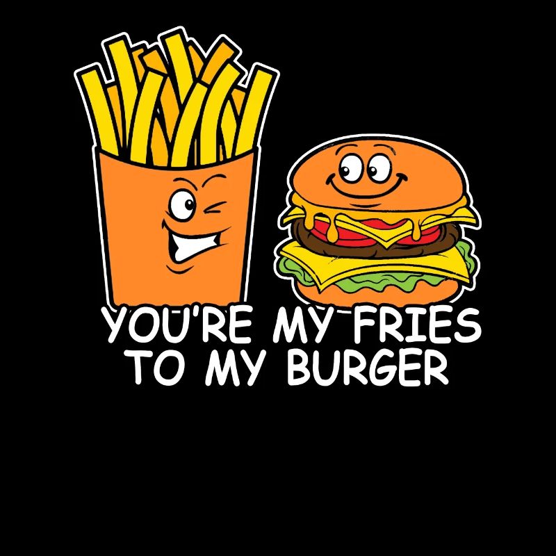 Burger avec hamburger repas de frites de restauration rapide