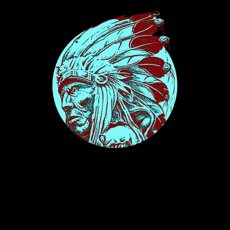 Indiens Indigènes Plumes native Chef