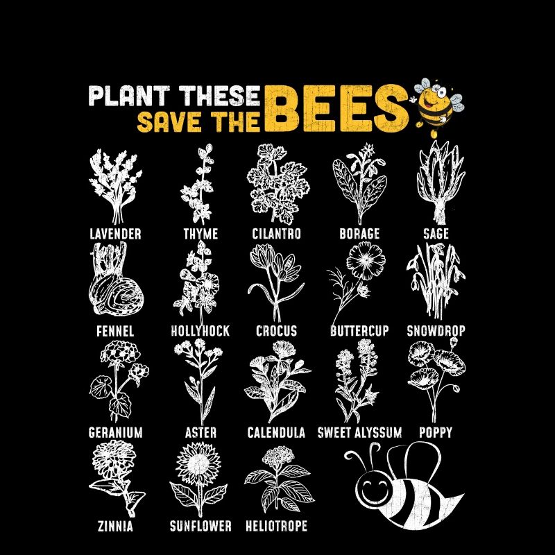 Plant These Save The Bees