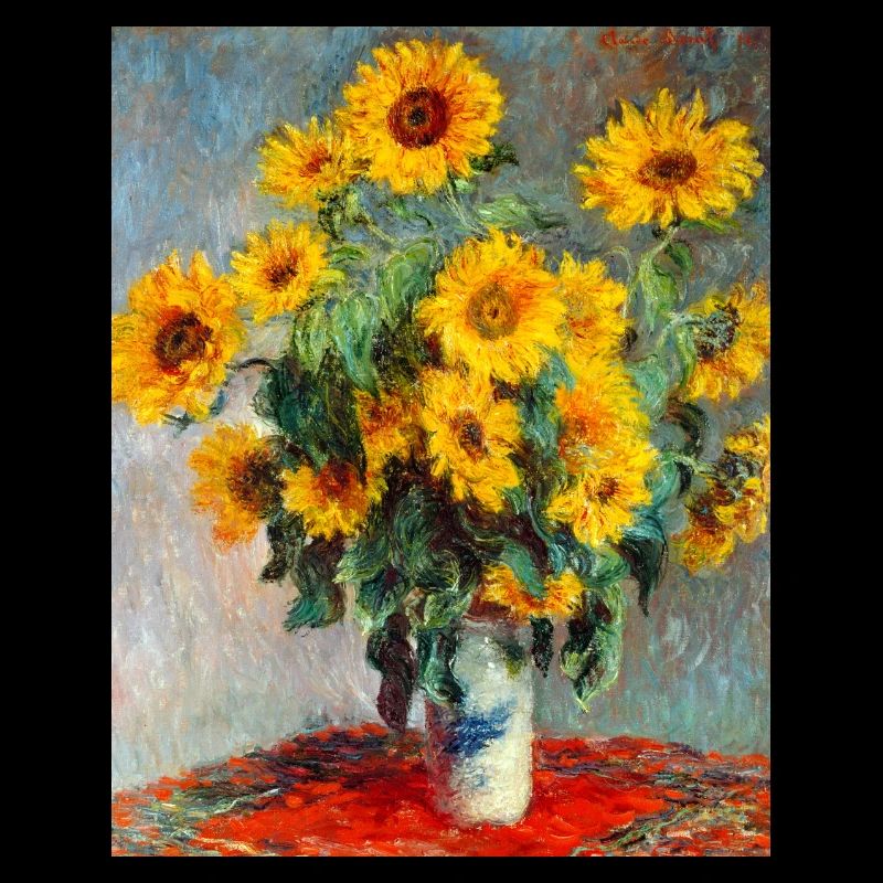 Claude Monet - Tournesols. 1880e