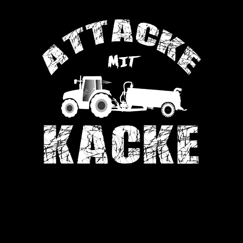 Landwirt Bauer Attacke mit Kacke