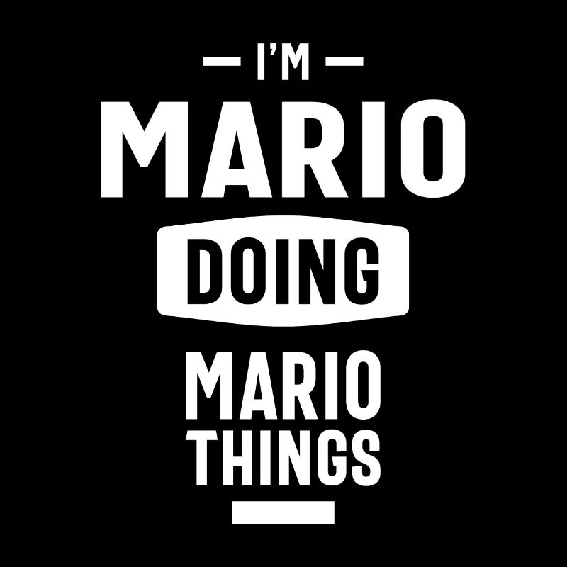 Mario Personalized Name Birthday Gift
