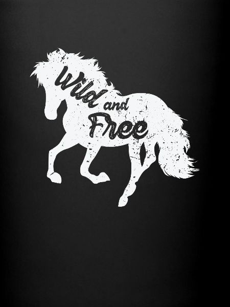 Cheval "sauvage et libre"