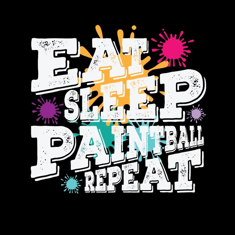 Eat Sleep Paintball Repeat