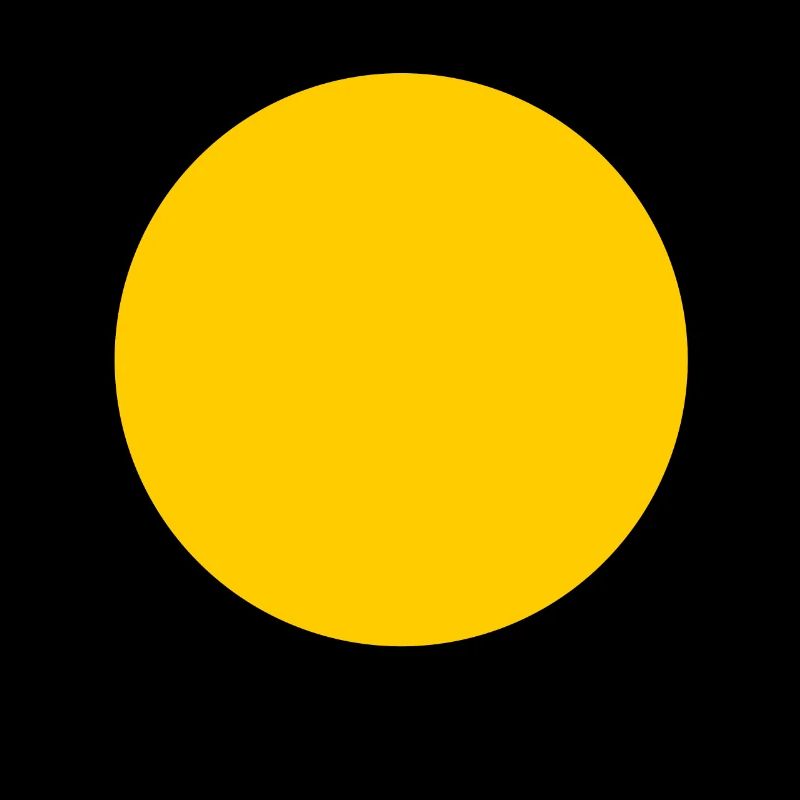 yellow circle