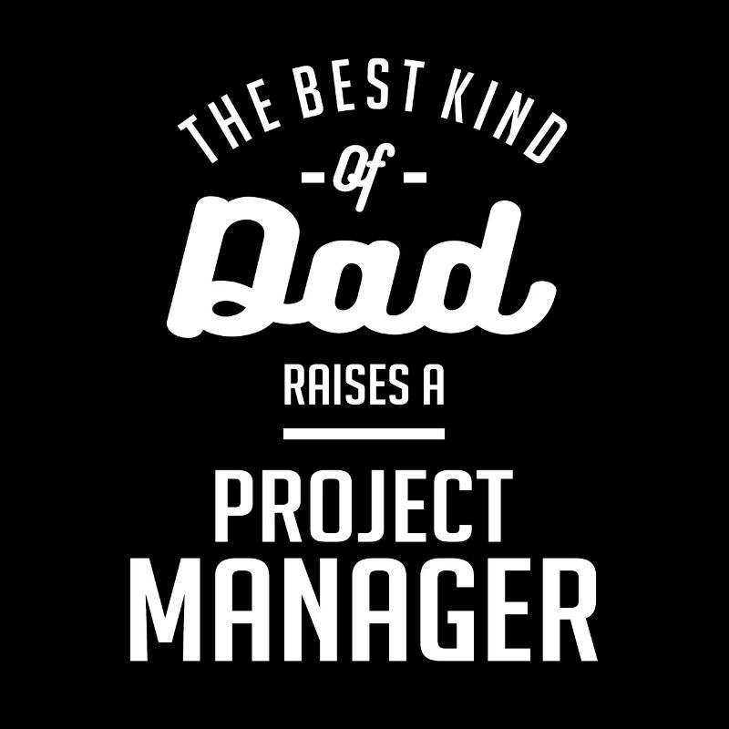 Le meilleur type de papa soulève un chef de projet