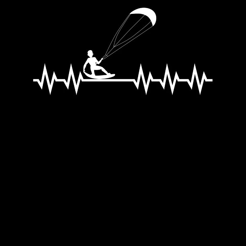 Kite kite kitesurf planche kiter coeur cadeau