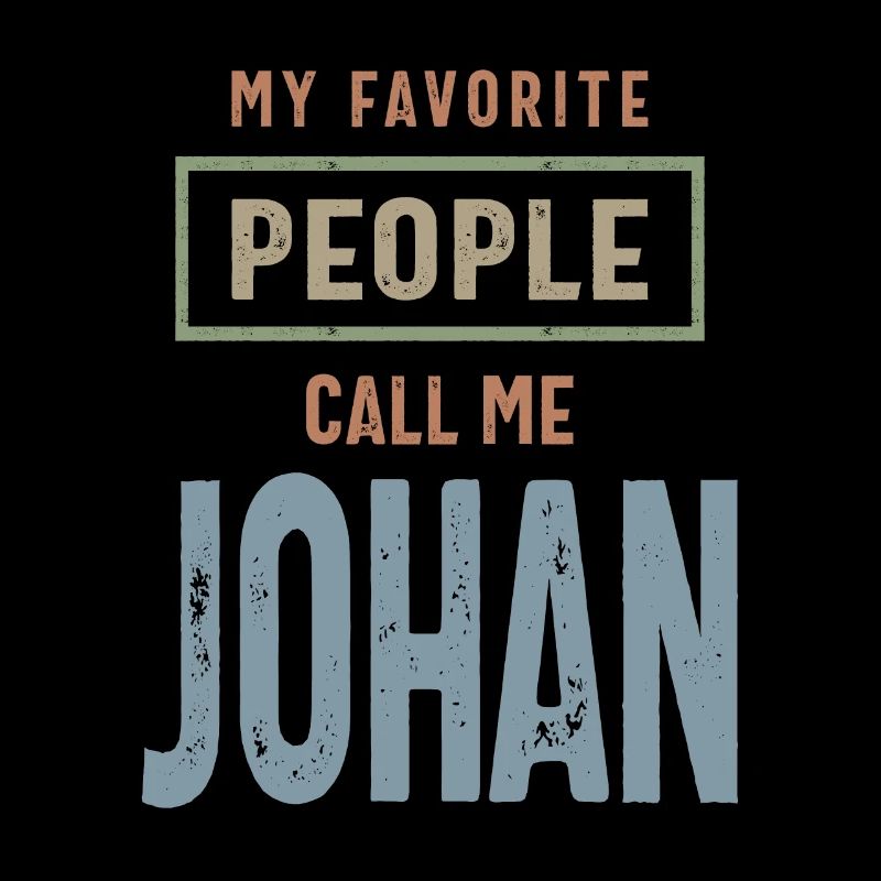 Johan personalisierte Name Geburtstagsgeschenk