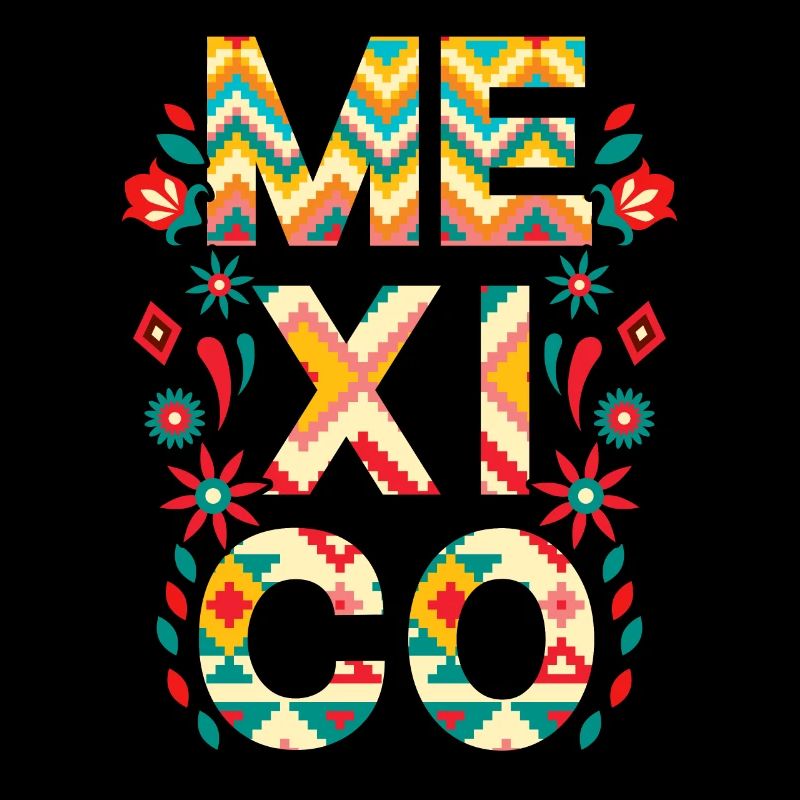 Mexique Talavera Drapeau mexicain