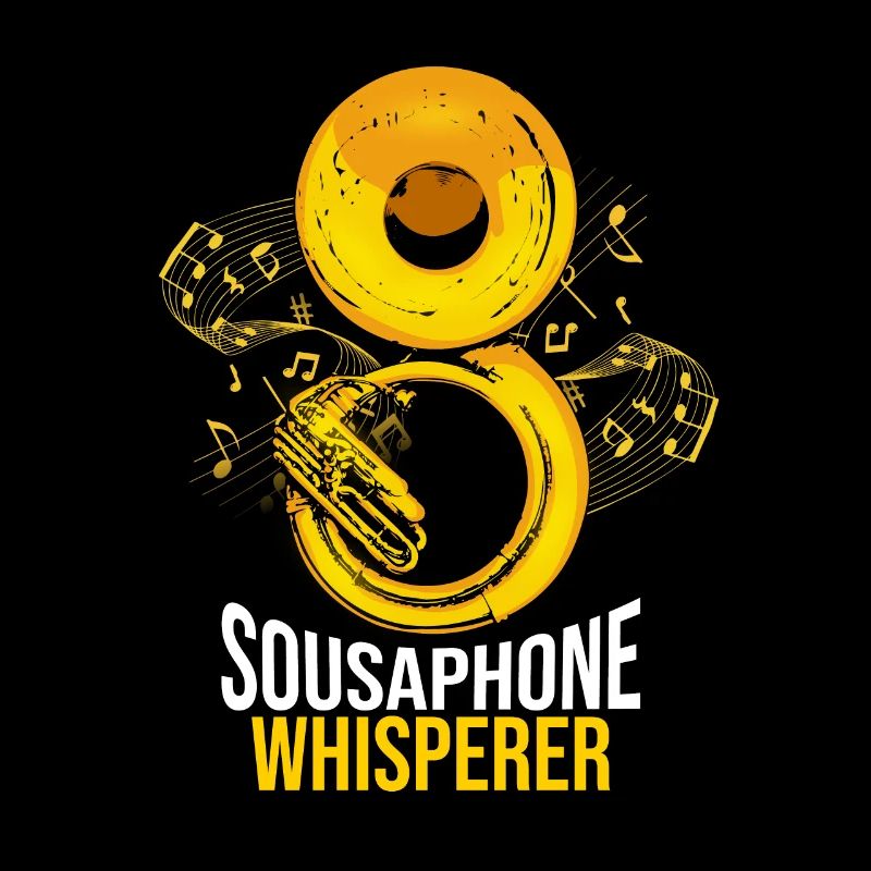 Sousaphone Gift Men Orchestra Big Band Tuba