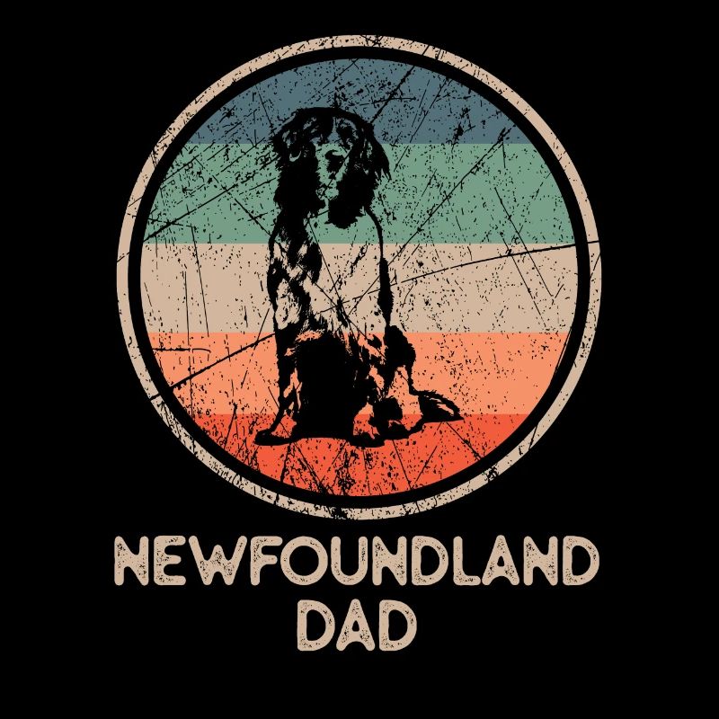 Chien - Vintage Newfoundland Dad