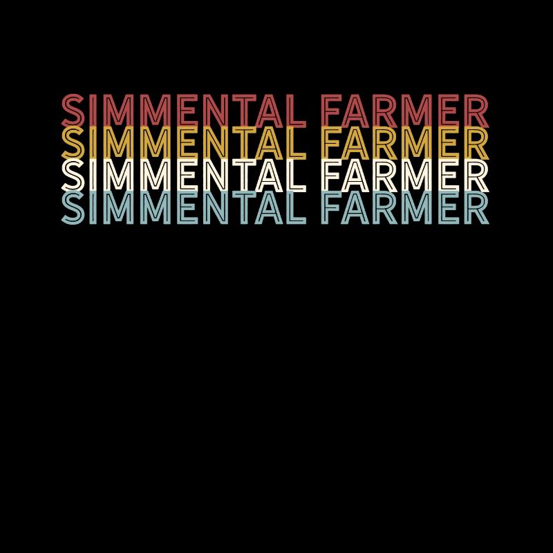 Cattle Breeder - Vintage Cow Simmental Farmer