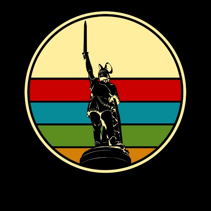 Hermann Monument Retro Lippe Detmold