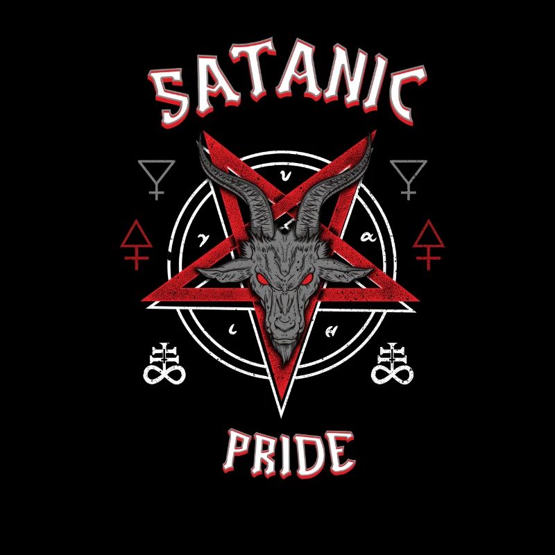 Satanic Pride I Goat Head Baphomet
