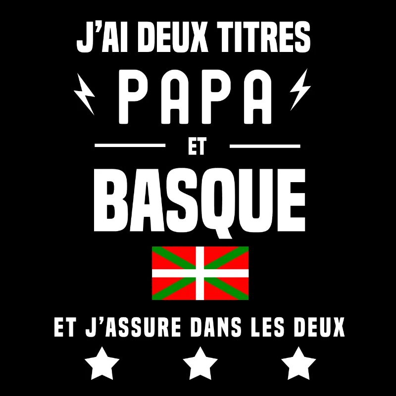 j'ai deux titres papa basque drapeau père basque