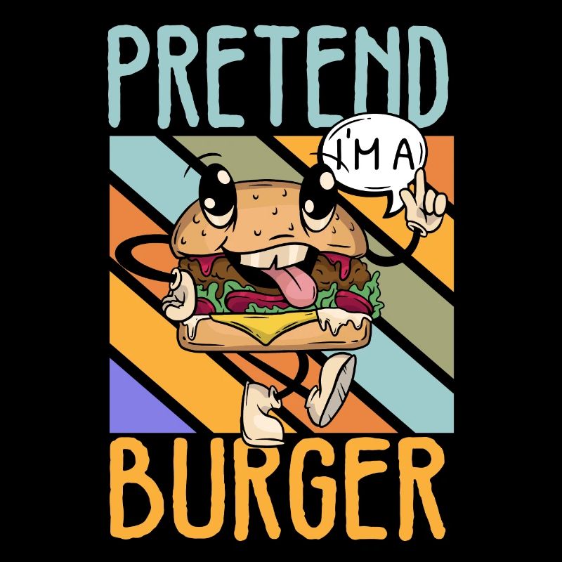 Imagine I'm a Burger Hamburger Eater F