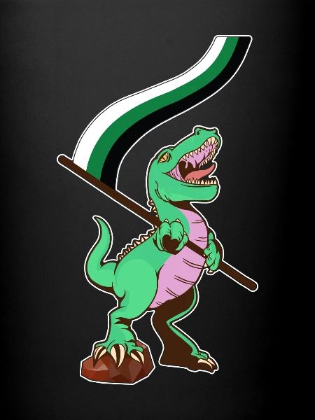 Drapeau LGBTQ - Dinosaur Neutrois