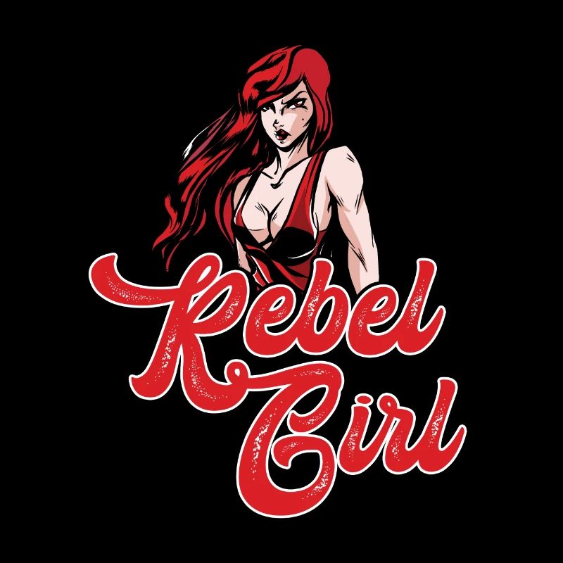 Rebel Ginger Girl Redhead Red Haired Irish