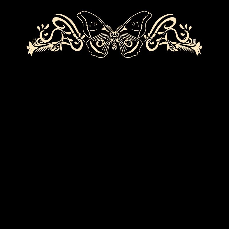 Moth Motten Occult Motte Mystical Goth