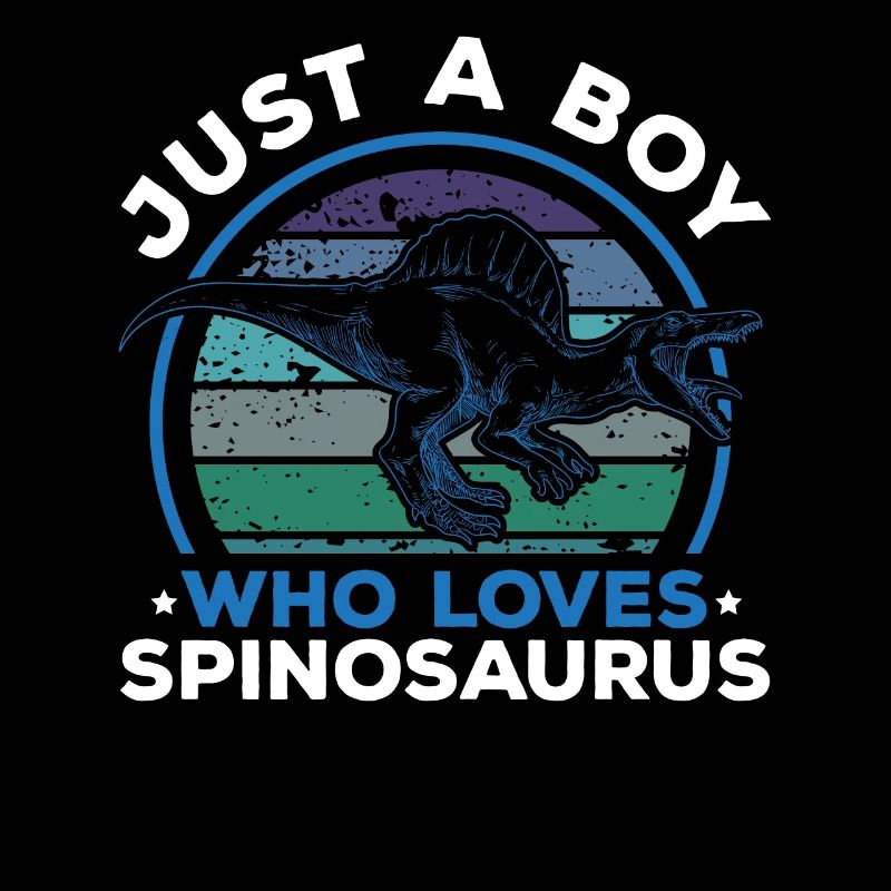 Juste un garçon qui aime Spinosaurus Dinosaur Dino
