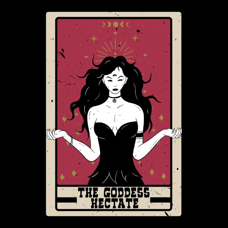 La déesse Hectate Tarot Carte De Bonne Aventure