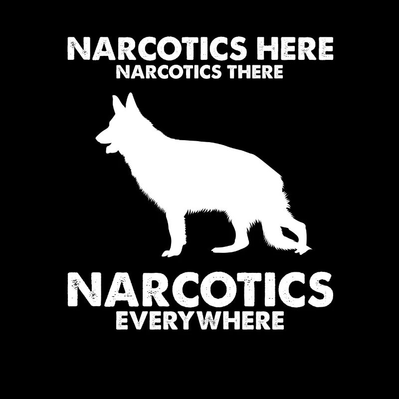 Design Deutscher Schäferhund Polizei Design