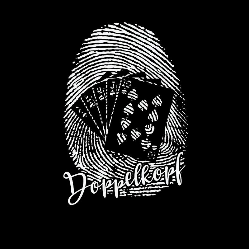 Double Head Fingerprint DNA Card Game