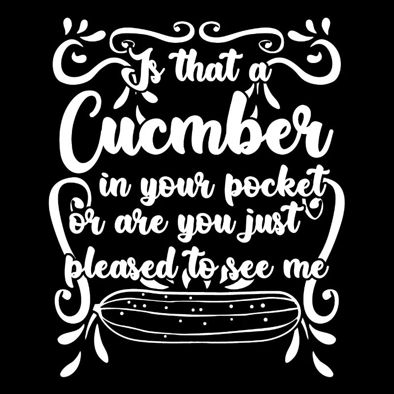 Gurke lustiger Spruch mit Gurken