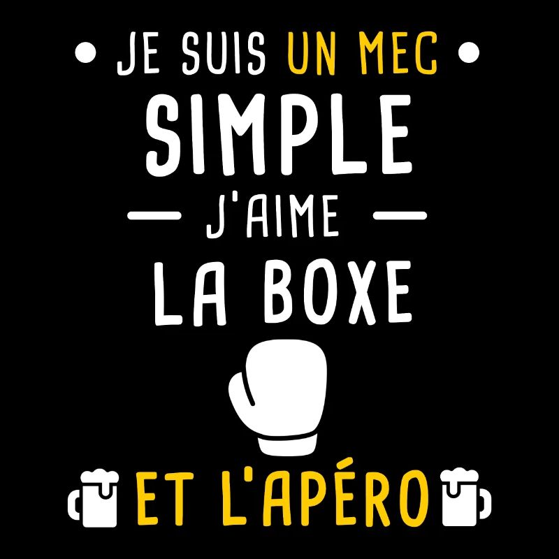 mec simple boxe gants et apéro