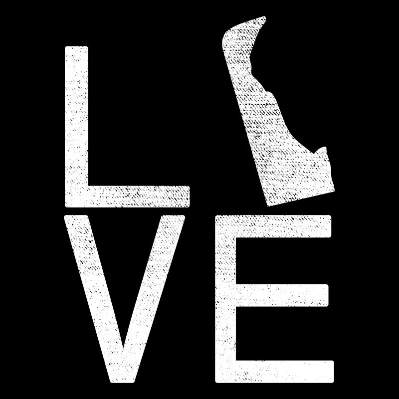 USA State - Love Map Delaware