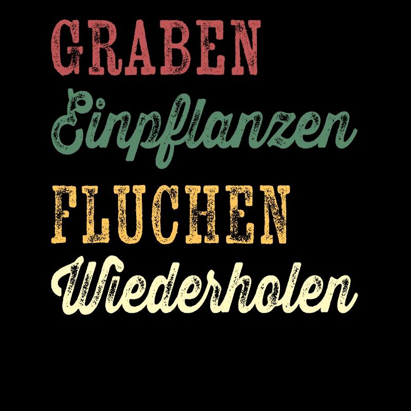 Landschaftsgärtner Garten Gärtner Fluchen Lustig