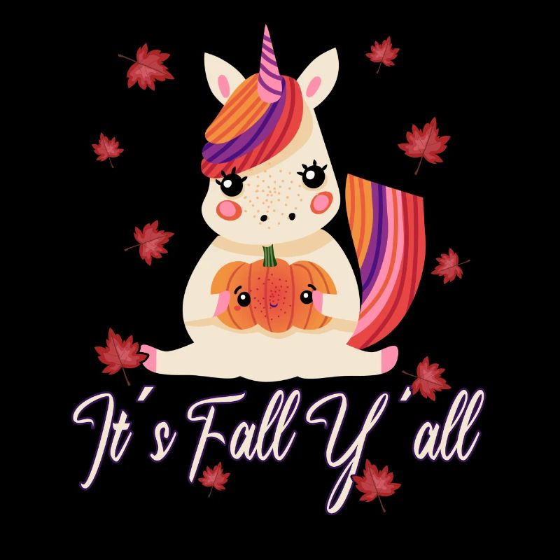 Liebe Einhorn Thanksgiving Herbst