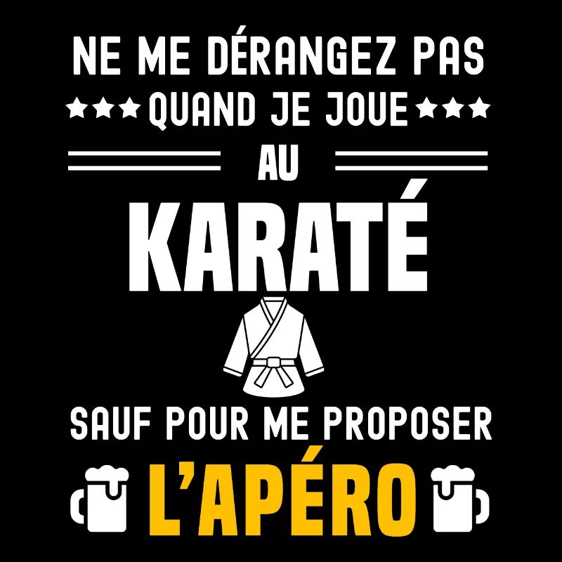 karaté karategi ne dérangez pas sauf apéro