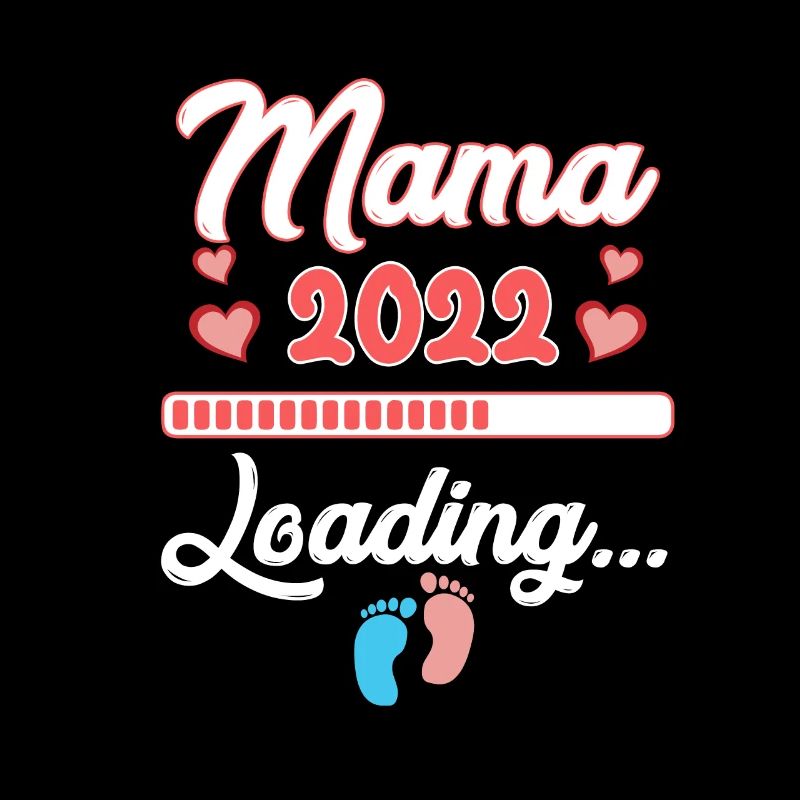 Mama 2022 Mutter Eltern Nachwuchs Schwanger