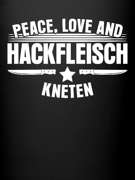 Metzger Hackfleisch kneten Fleischer