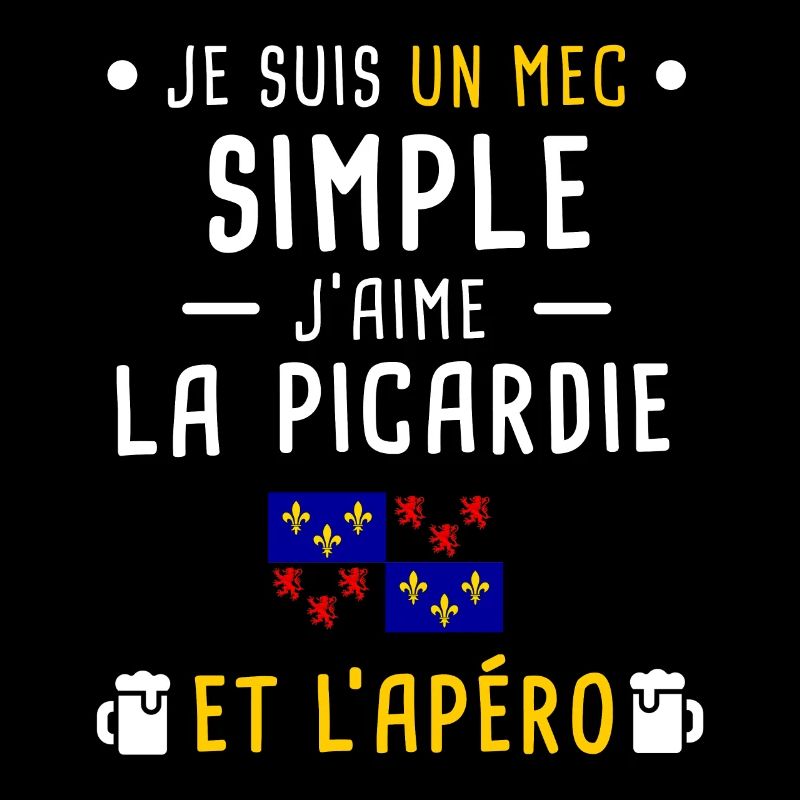 picardie drapeau apéro mec simple
