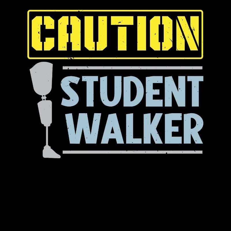 Mise en garde Étudiant Walker Amputé de Amputé Ch