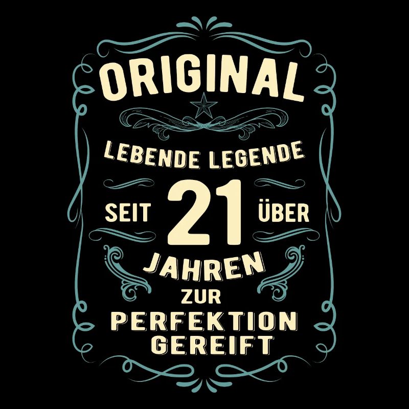Original seit über 21 Jahren Geburtstag Geburt