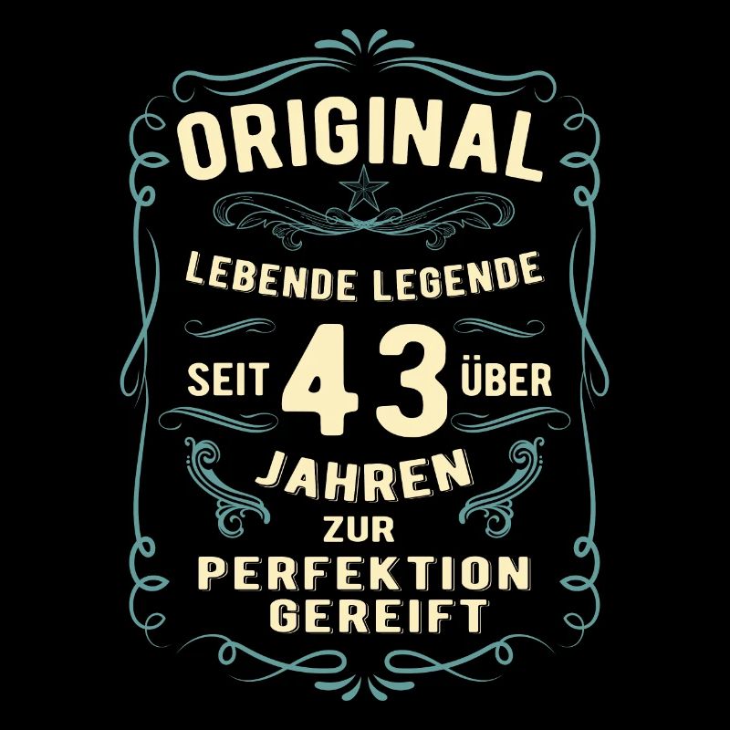 Original seit über 43 Jahren Geburtstag Geburt
