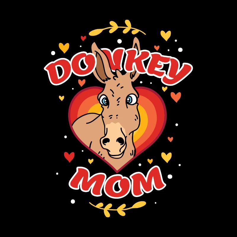 Donkey Mom Lustige Esel Mama