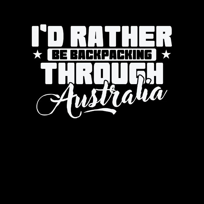 I'd rather Backpacking through Australia