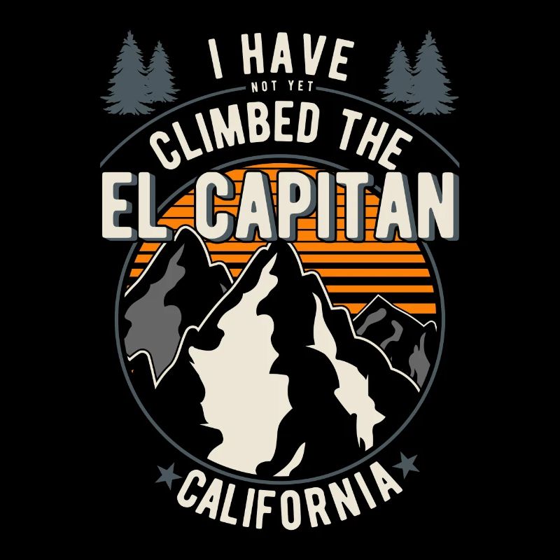 Wanderer - Bergsteiger Wandern El Capitan