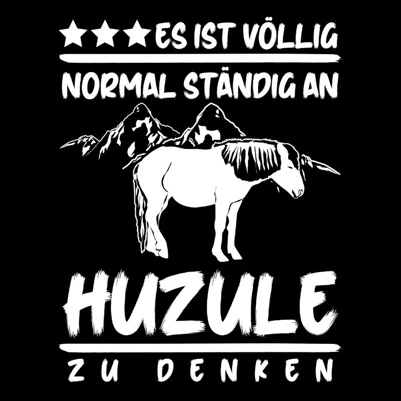 Huzule Witz mit Pferd