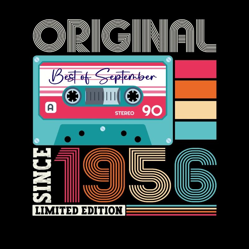 Septembre Né 1956 Cadeau du 66e anniversaire
