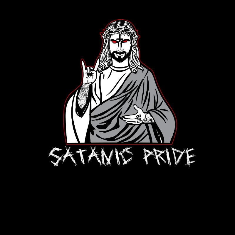 Satanic Pride Not Today Jesus