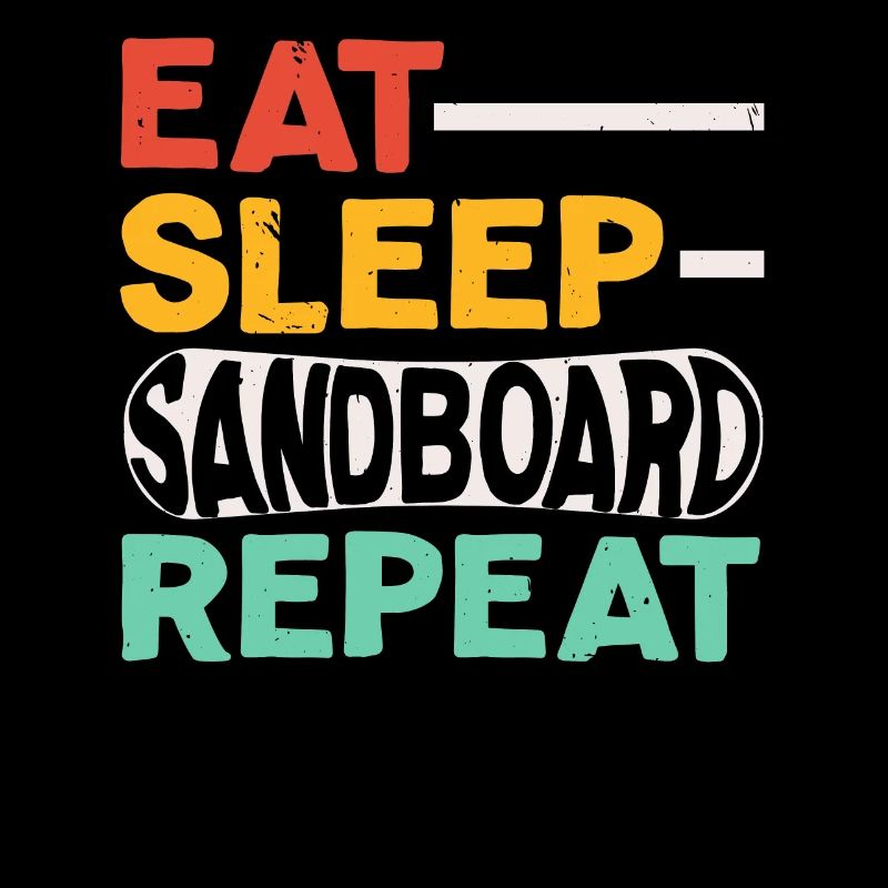 Manger Dormir Sandboard Répétition Boardsport S