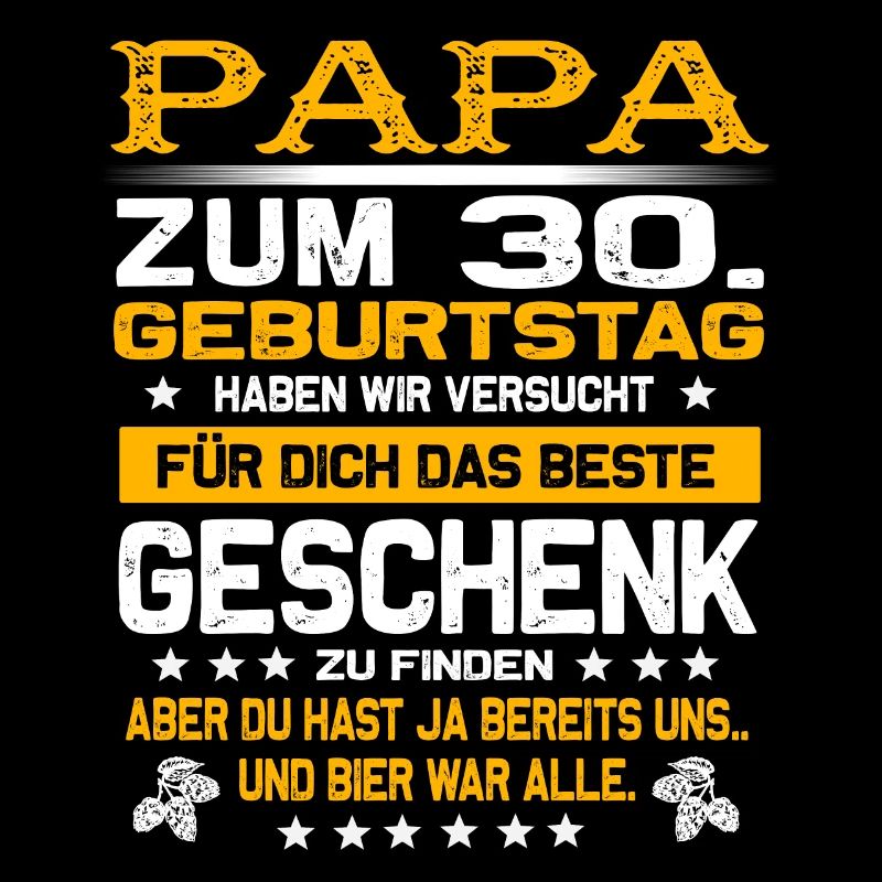 Zum 30. Geburtstag lustiges Bier Spruch