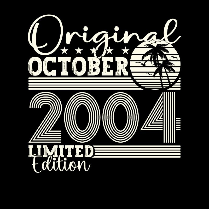 Original Oktober 2004 18. Geburtstag Geschenk Cool