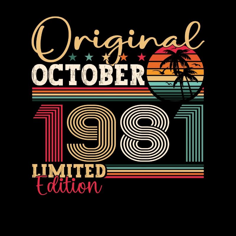 Original October 1981 41st Birthday Gift Cool