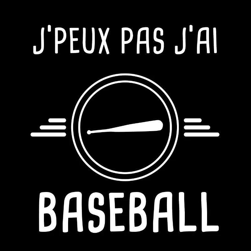 baseball je peux pas j'ai baseball batte batteur